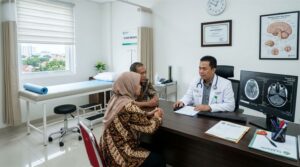 Fasilitas ruang terapi fisik dan rehabilitasi medik klinik fisioterapi di Jakarta Barat